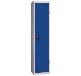 Vestiaire Industrie Salissante monobloc - 1 colonne 400 BLEU 34