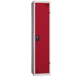 Vestiaire Industrie Salissante monobloc - 1 colonne ROUGE 400 34