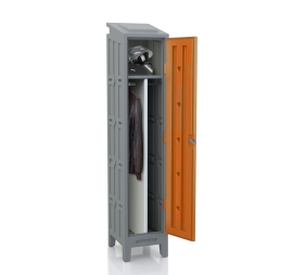 Vestiaire plastique PEHD Industrie salissante 400 ORANGE 500 2050 27.6