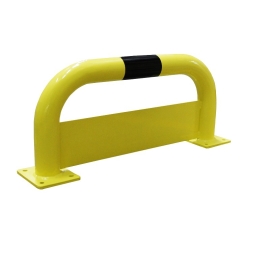 Arceau protection acier anti-encastrement - H150/400 mm 350 750 11,5 JAUNE / NOIR PLAQUE DE PROTECTION HT 150 MM