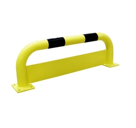 Arceau protection acier anti-encastrement - H150/400 mm 1000 350 13.5 JAUNE / NOIR PLAQUE DE PROTECTION HT 150 MM