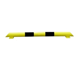 Glissière protection acier - L400/800/1200 mm - H86 mm 1200 6,8 JAUNE / NOIR 86