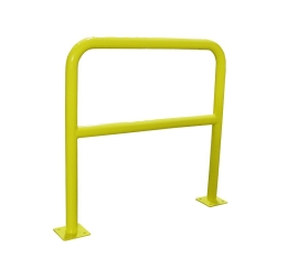 Barrière à platine - L1500 x H1000 mm - D40 mm 1000 1500 8.5 40 JAUNE